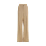 Valentino Garavani Beige Silk Dress Pants for Women