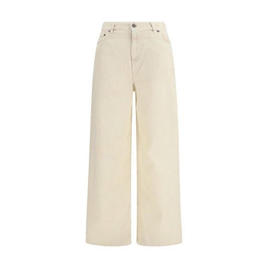 Golden Goose Bicolor Cotton Relaxed Fit Jeans for Women