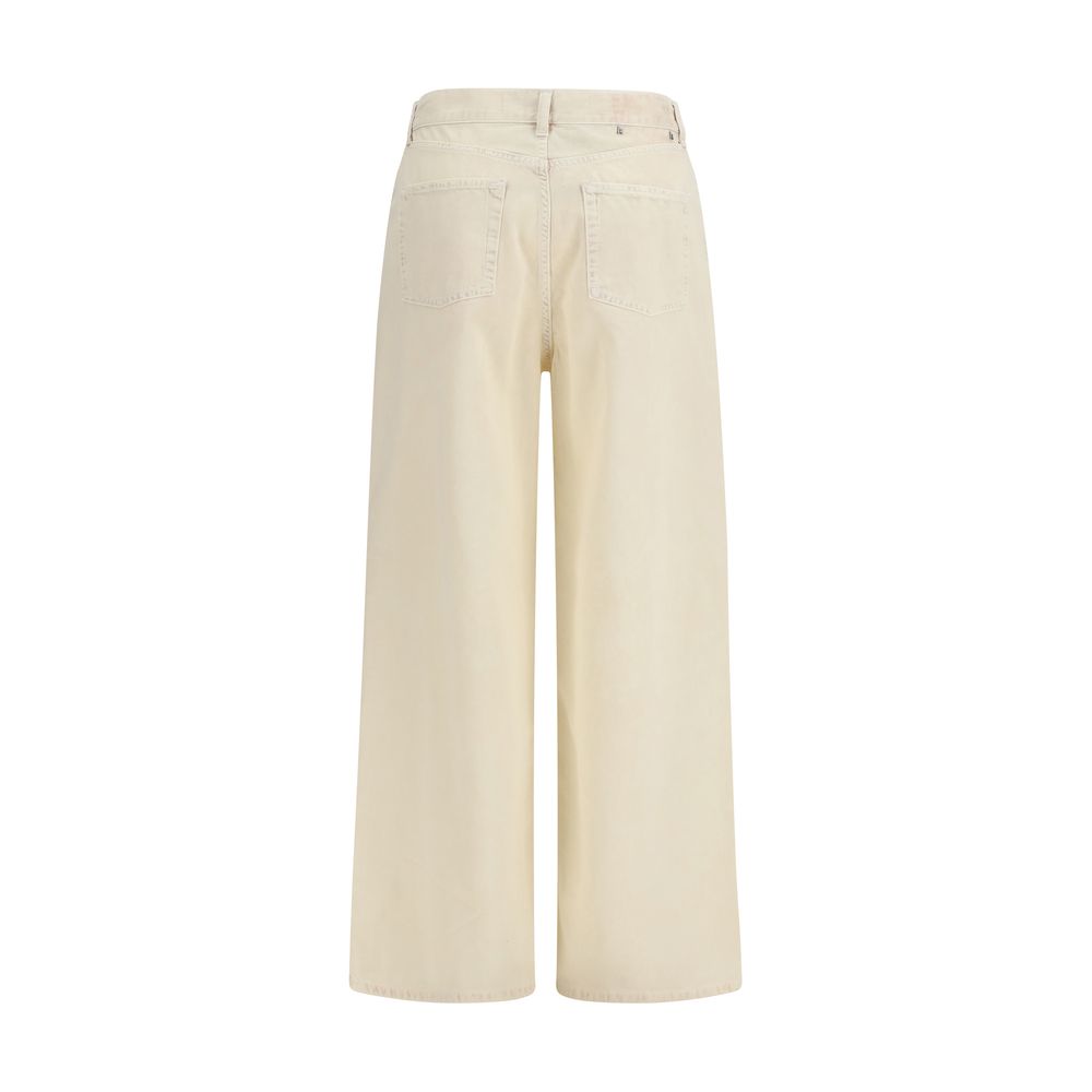 Golden Goose Bicolor Cotton Relaxed Fit Jeans for Women