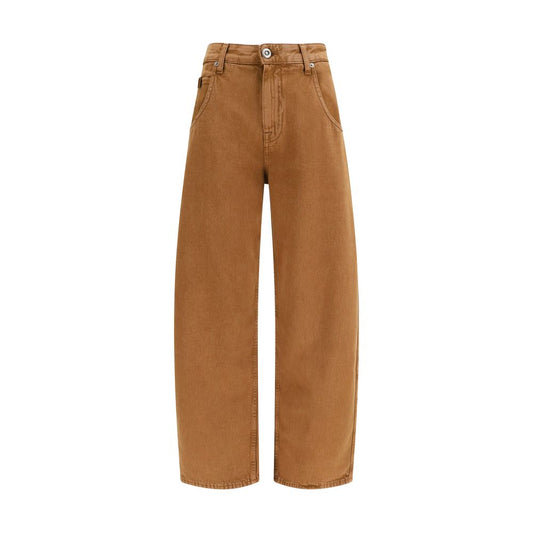 Jacob Cohen Brown Cotton Relaxed Fit Jeans - Women