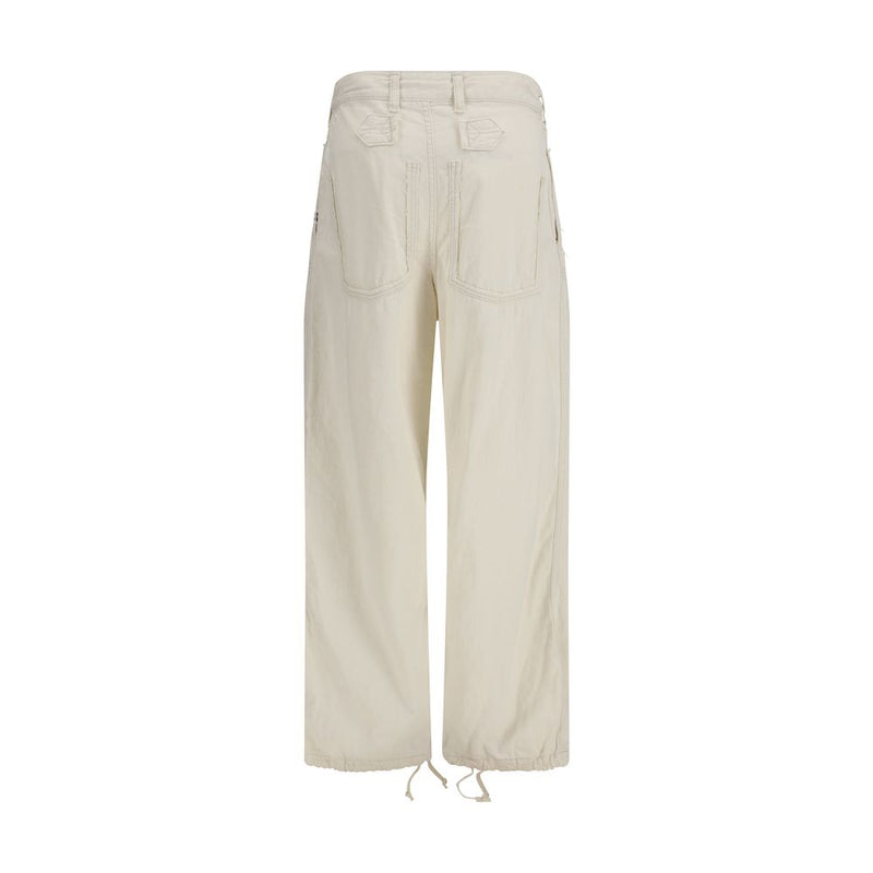 Maison Mihara Yasuhiro White Cotton Casual Pants