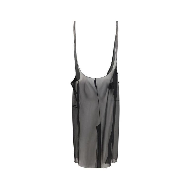 Prada Cigaline Black Midi Skirt with Suspender Straps