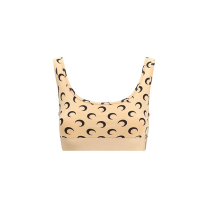 Soutien-gorge de sport Marine Serre en polyamide beige