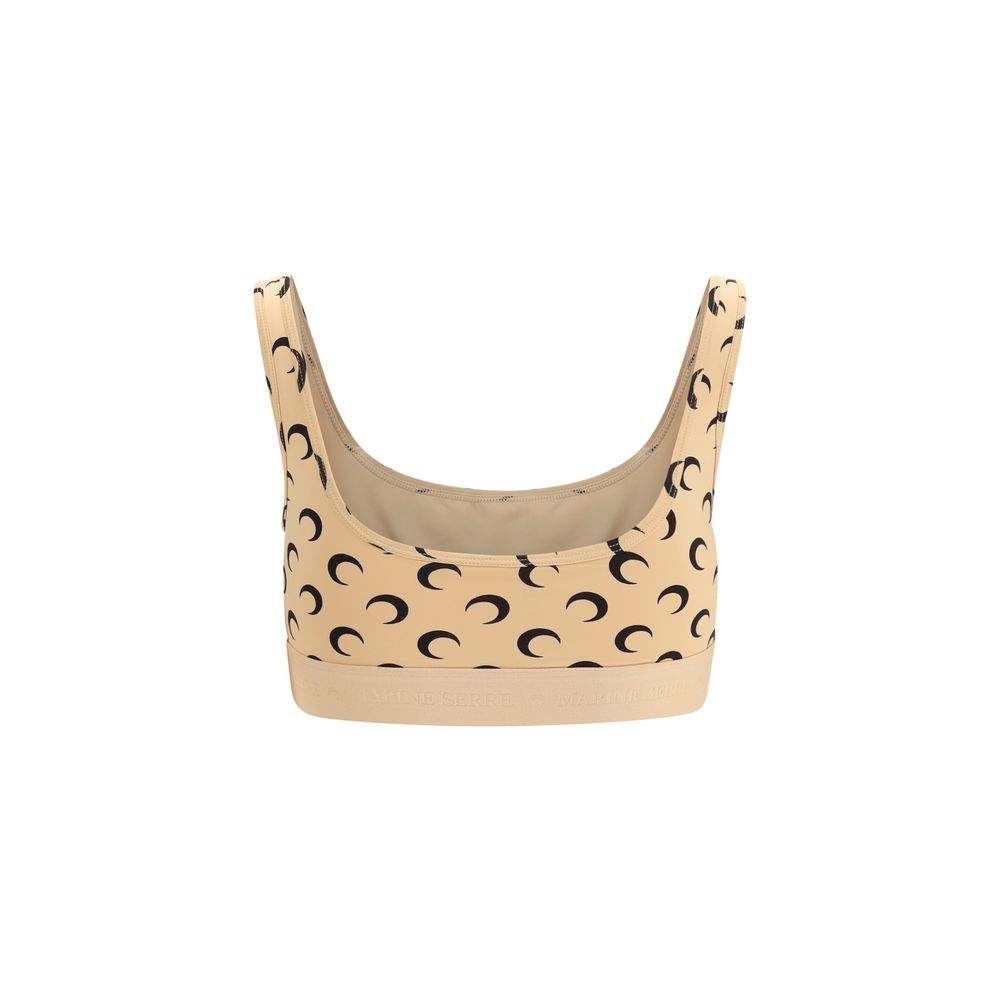 Soutien-gorge de sport Marine Serre en polyamide beige