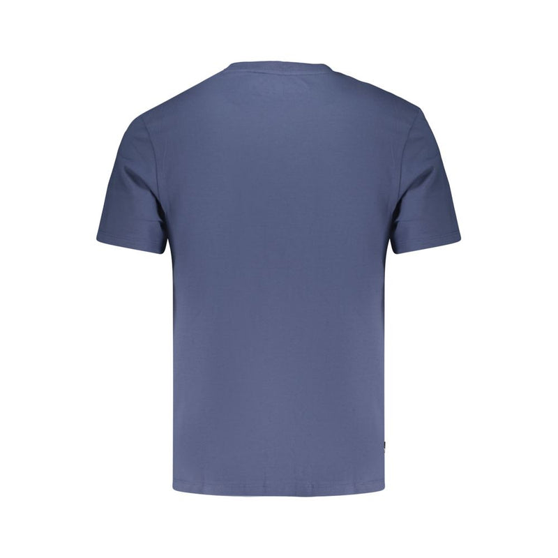 Timberland Blue Cotton Men's T-Shirt - Casual Comfort