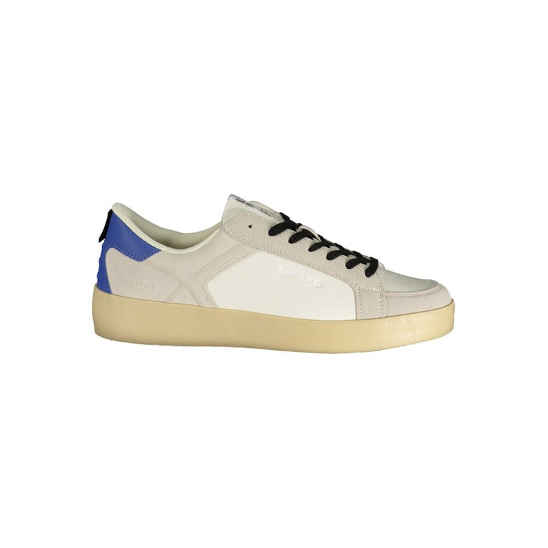 Gas Bianco Polyurethane Men Sneaker - Urban Style
