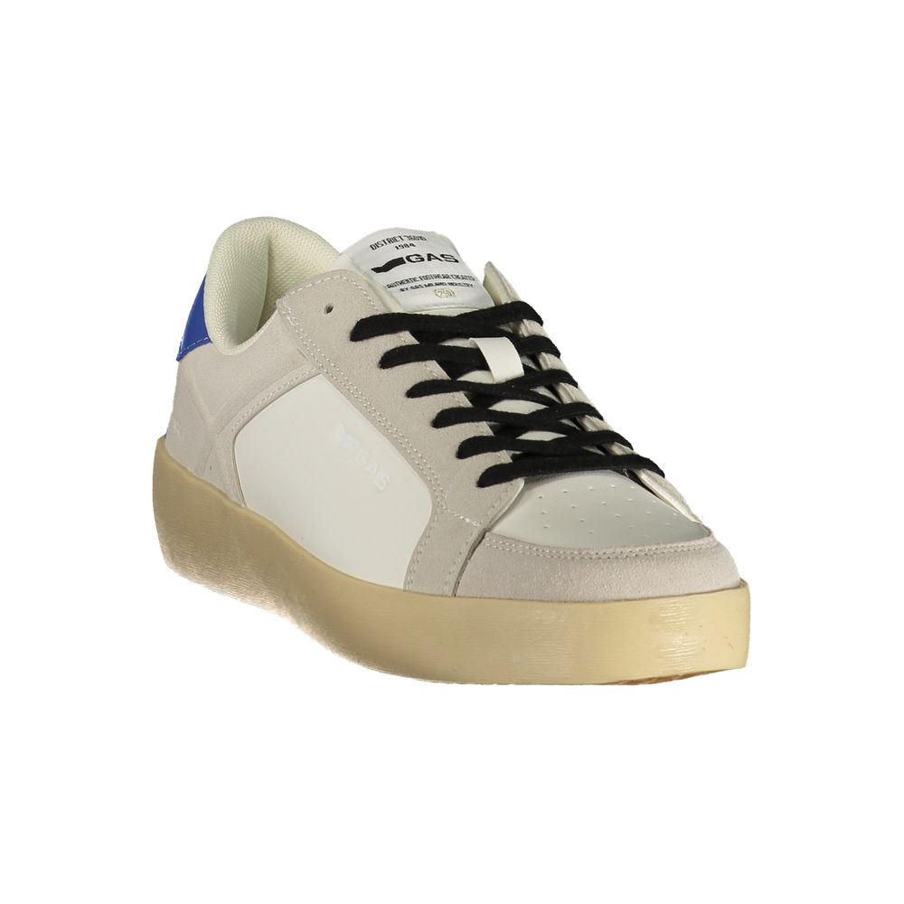 Gas Bianco Polyurethane Men Sneaker - Urban Style