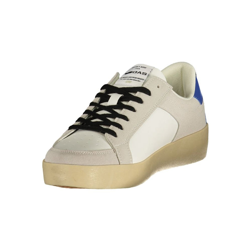 Gas Bianco Polyurethane Men Sneaker - Urban Style