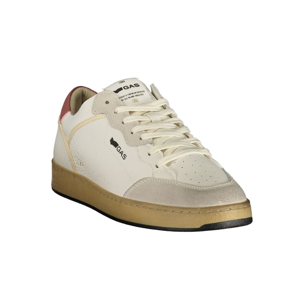 GAS GIOVI GS MIX Sneakers pour hommes en Polyuréthane Blanc