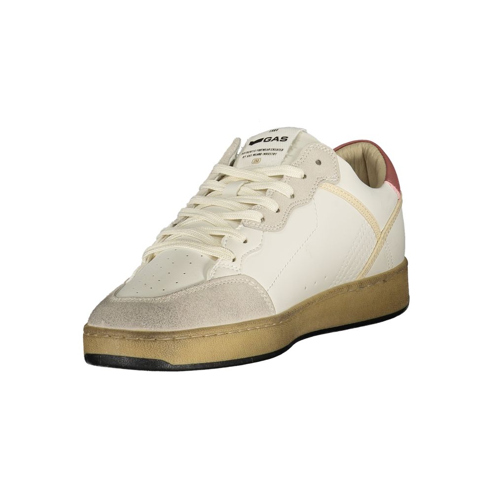 GAS GIOVI GS MIX Sneakers pour hommes en Polyuréthane Blanc
