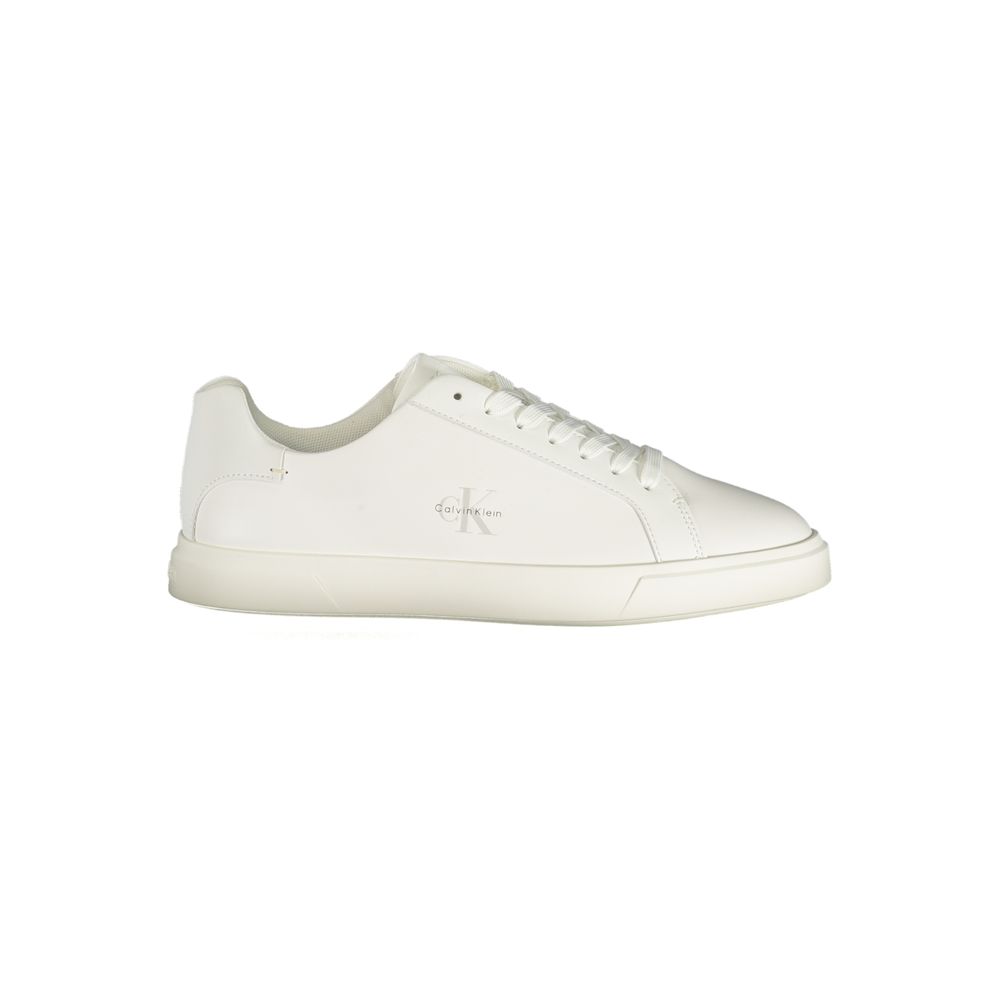 Calvin Klein Bianco Poliuretano Femme Sneaker