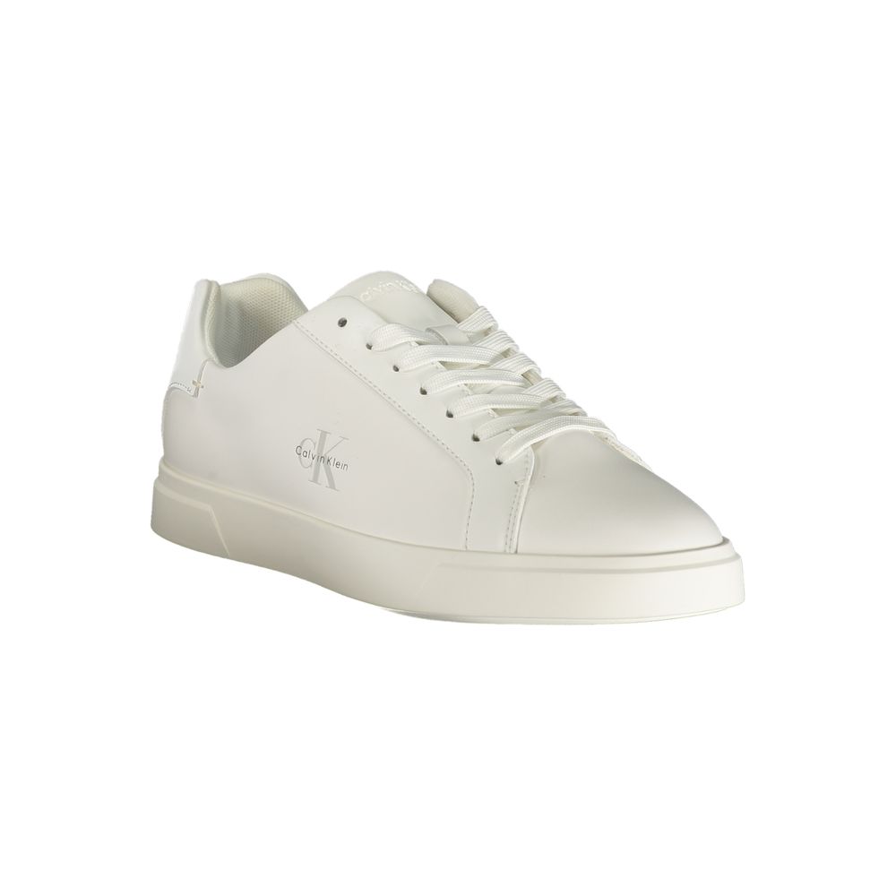 Calvin Klein Bianco Poliuretano Femme Sneaker