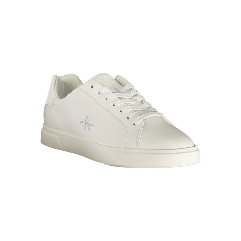 Calvin Klein Bianco Poliuretano Femme Sneaker