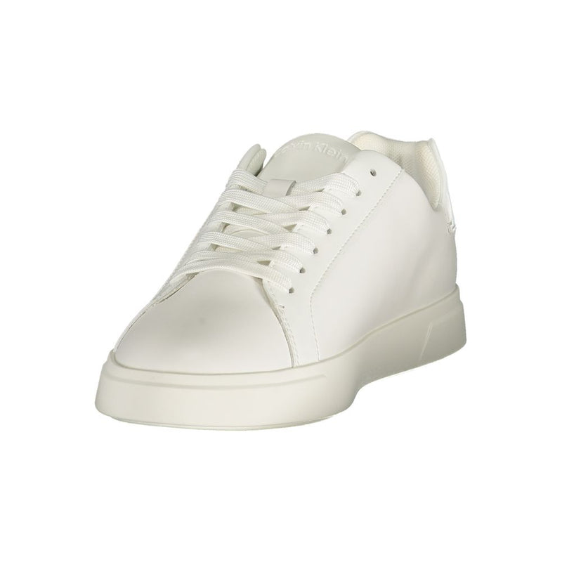 Calvin Klein Bianco Poliuretano Femme Sneaker