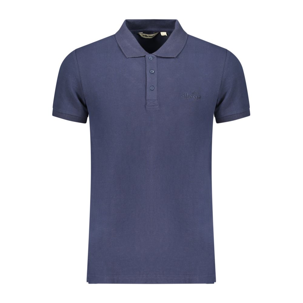 Ellesse Leonardo Polo Shirt - Blue Cotton for Men