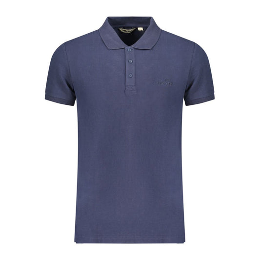 Ellesse Leonardo Polo Shirt - Blue Cotton for Men
