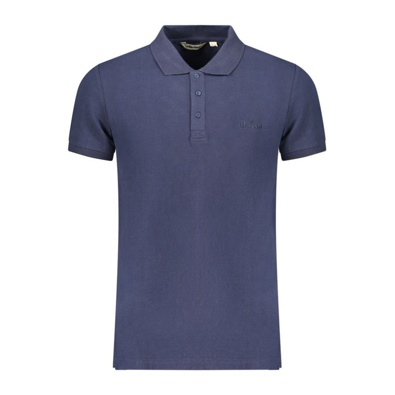 Ellesse Leonardo Polo Shirt - Blue Cotton for Men