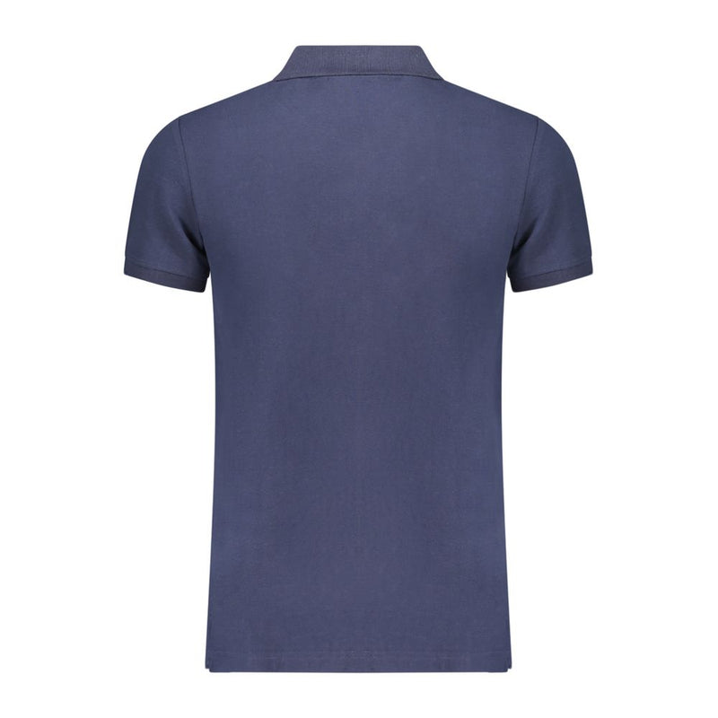 Ellesse Leonardo Polo Shirt - Blue Cotton for Men