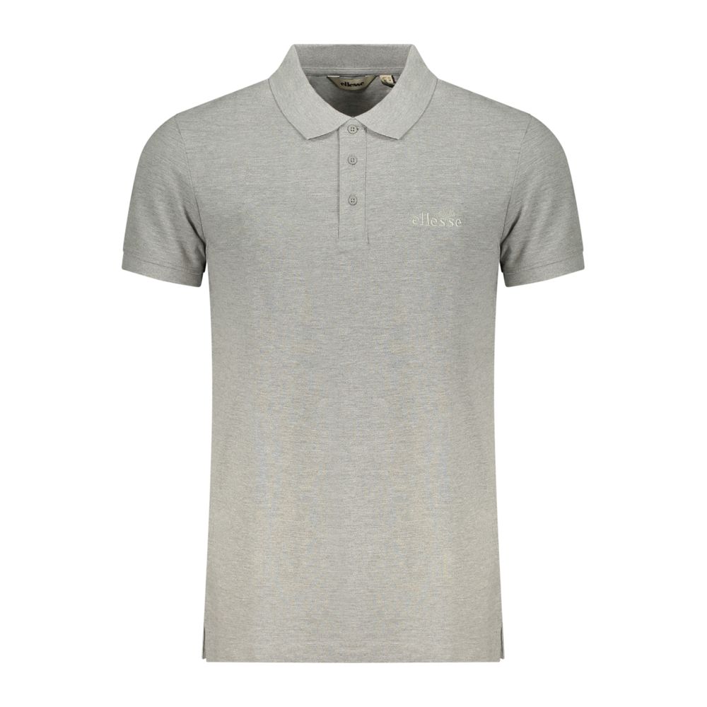 Ellesse Leonardo Polo Grigio en Coton pour Hommes