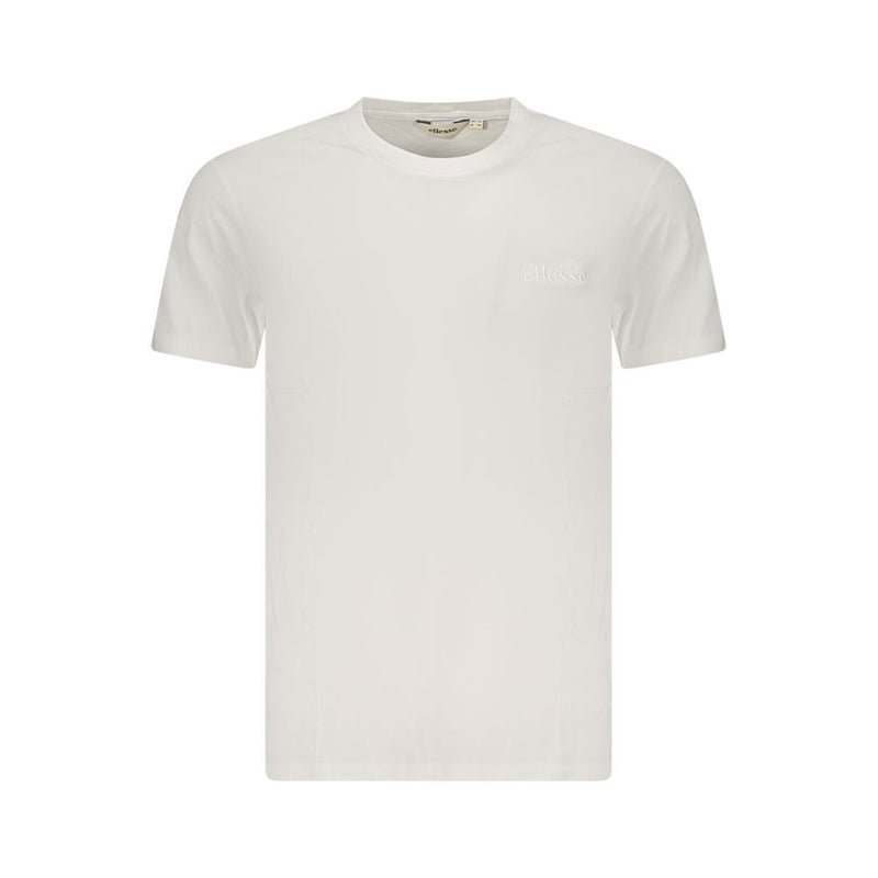 Ellesse Bianco Cotton Men T-Shirt - Style Meets Comfort
