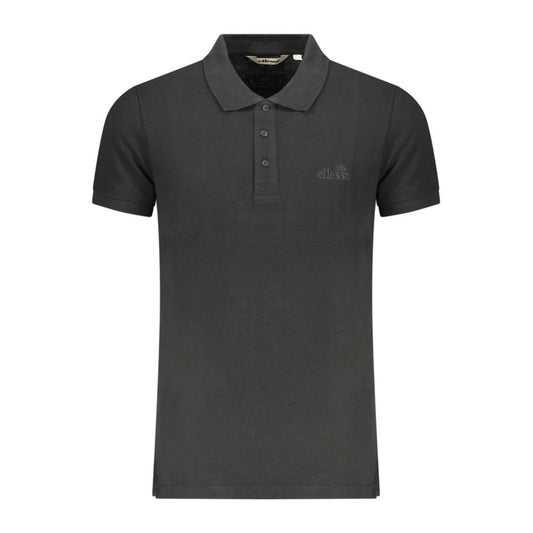 Ellesse Leonardo Polo Noir en Coton pour Homme