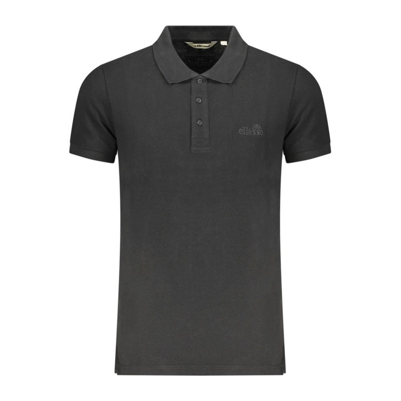 Ellesse Leonardo Polo Noir en Coton pour Homme