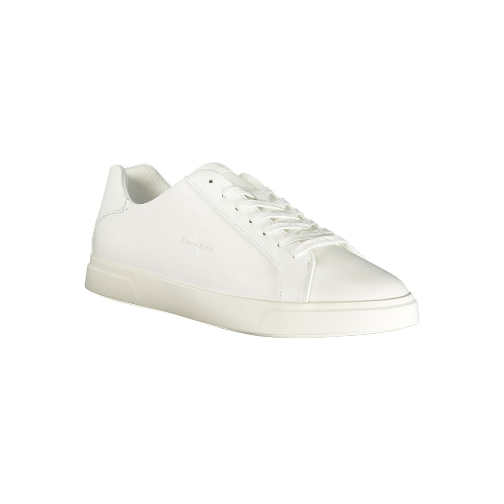 Calvin Klein Bianco Polyurethane Men Sneaker