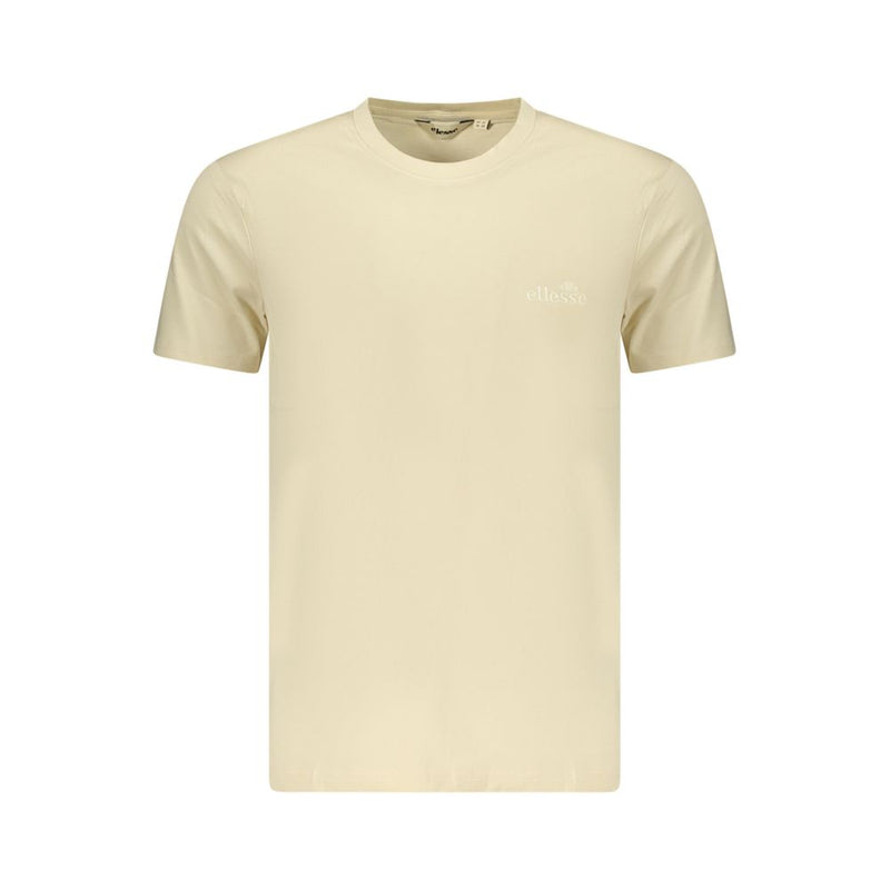 Ellesse Leonardo Beige Cotton Men T-Shirt