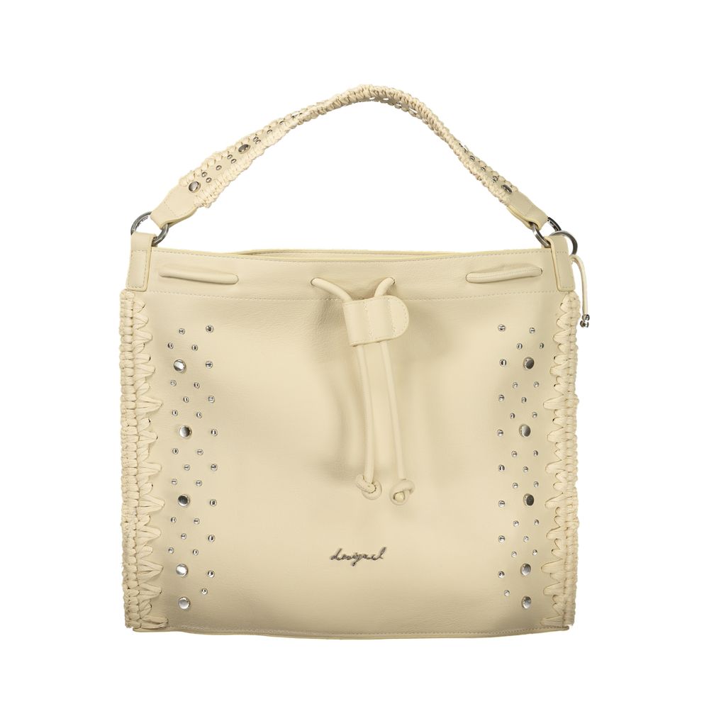 Desigual Bianco Poliuretano Woman Backpack - GALLIUM HARLAN