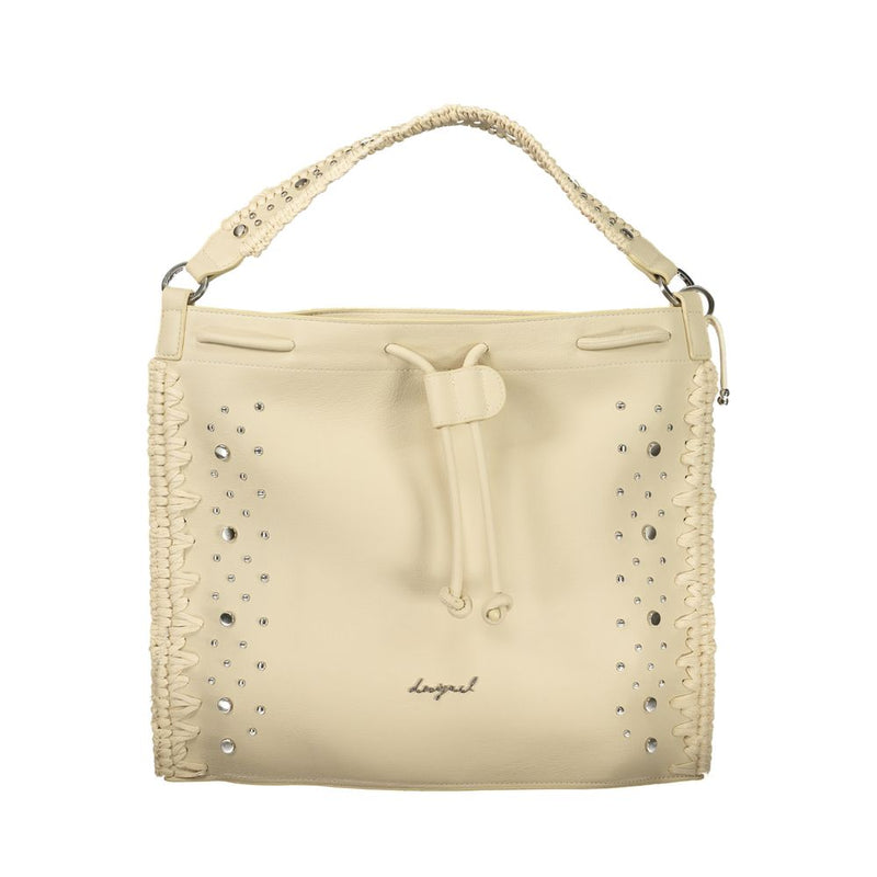Sac à dos Desigual Bianco Poliuréthane pour femme