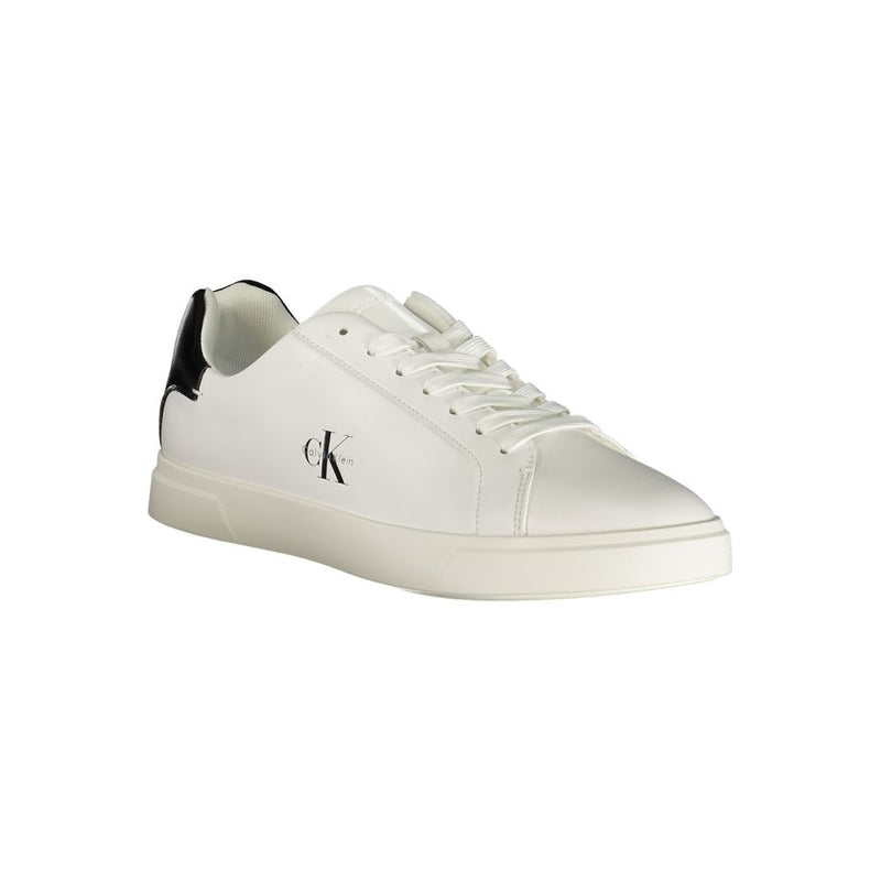 Calvin Klein White Polyurethane Women Sneaker