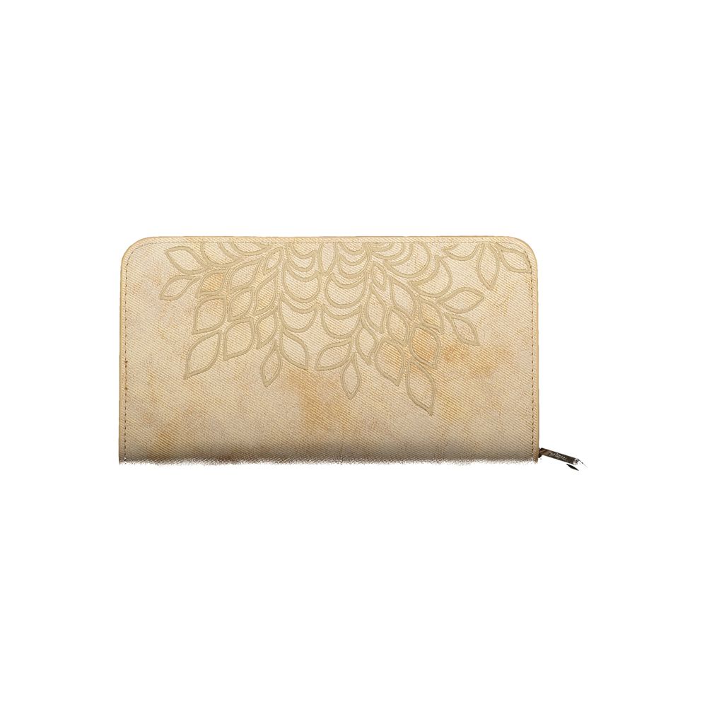 Desigual SIERRA SAND FIONA Beige Polyurethane Wallet for Women