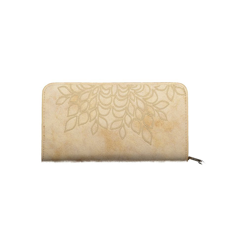 Desigual SIERRA SAND FIONA Beige Polyurethane Wallet for Women