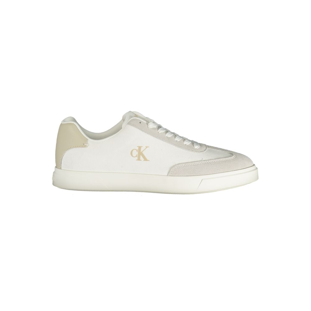 Calvin Klein Bianco Polyurethane Men's Sneakers