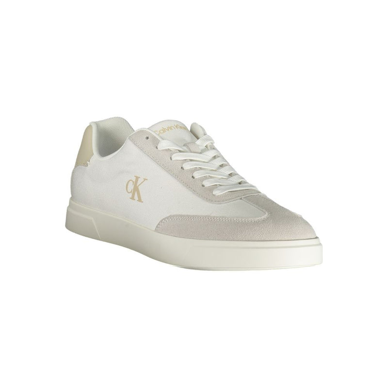 Calvin Klein Bianco Poliuretano Sneakers pour Homme