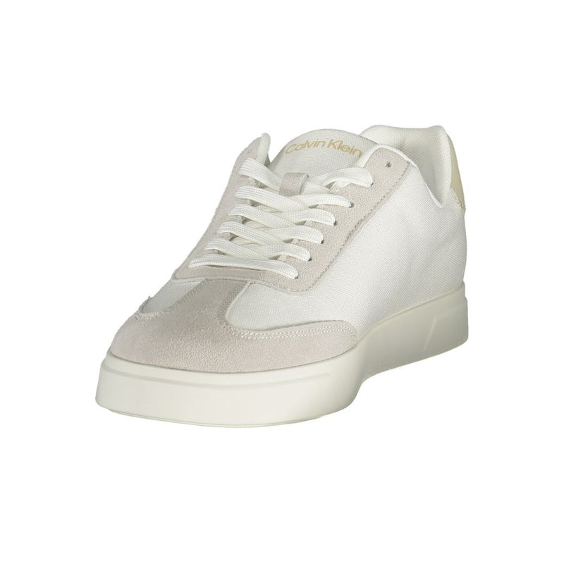 Calvin Klein Bianco Poliuretano Sneakers pour Homme