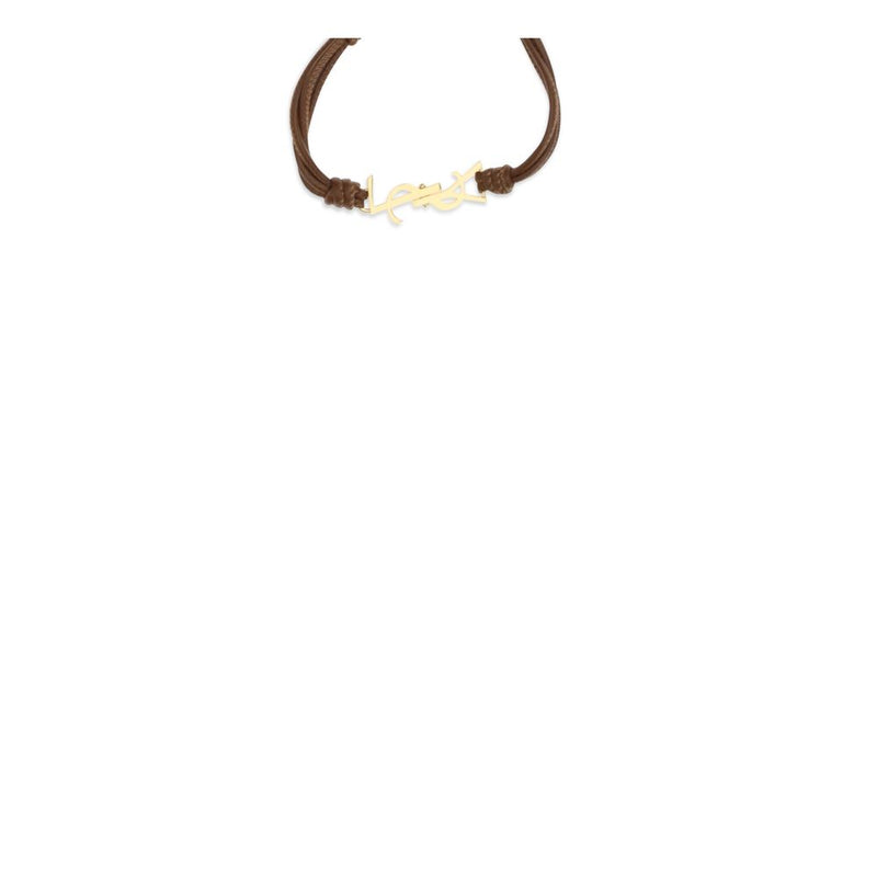 Bracelet Saint Laurent Bicolor en Cuir de Veau Bos Taurus