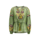 Chemise en Soie Bicolore Valentino Garavani
