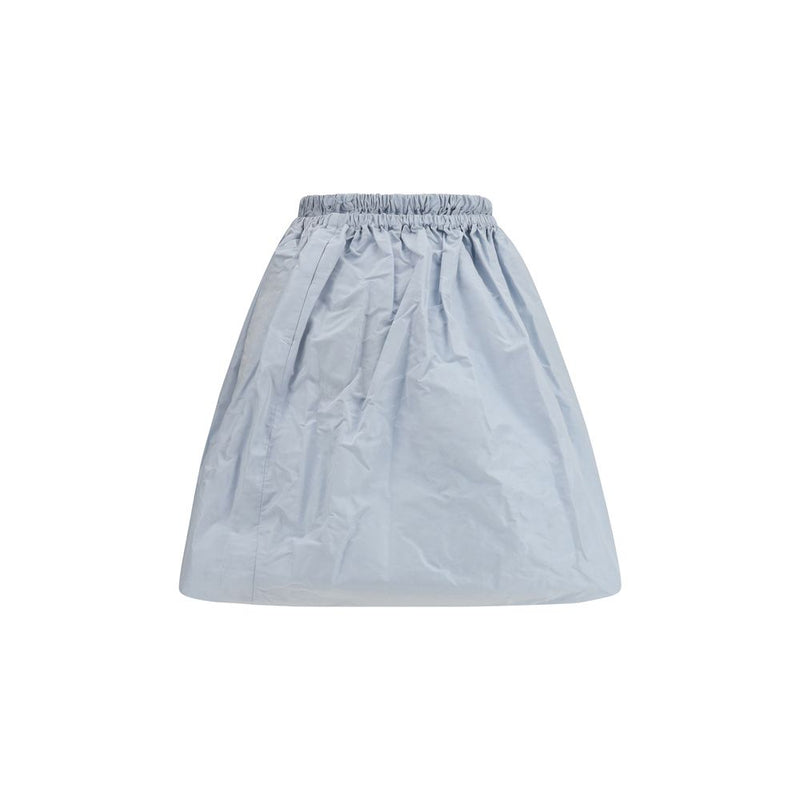 Prada Blue Silk Long Skirt - Elegant Taffetà Design
