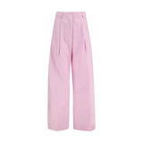 Le dernier pantalon décontracté en coton multicolore
