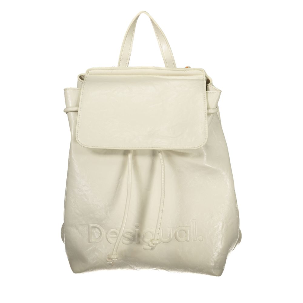 Desigual Luena Mini Ecru Backpack for Women