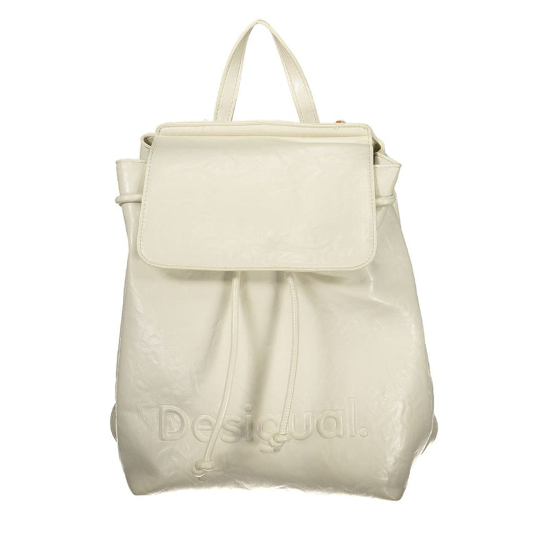Desigual Luena Mini Ecru Backpack for Women