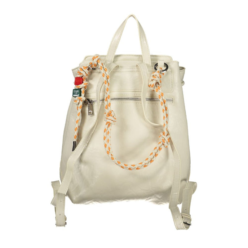 Desigual Luena Mini Ecru Backpack for Women