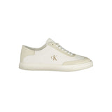 Calvin Klein White Polyester Athletic Sneakers for Women