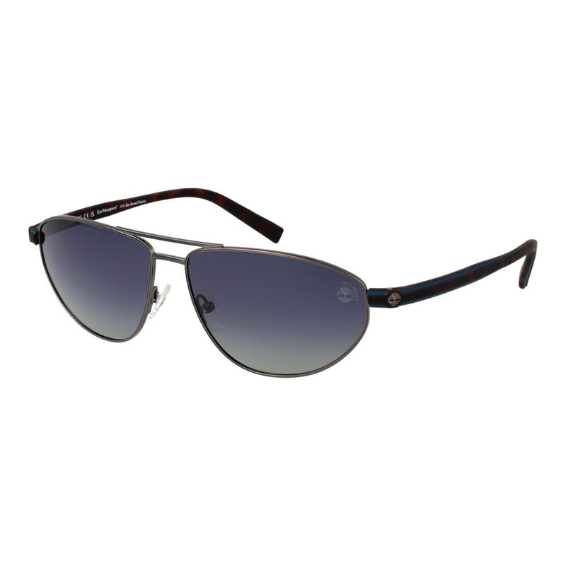 Timberland Silver Metal Sunglasses - Polarized Aviator Style