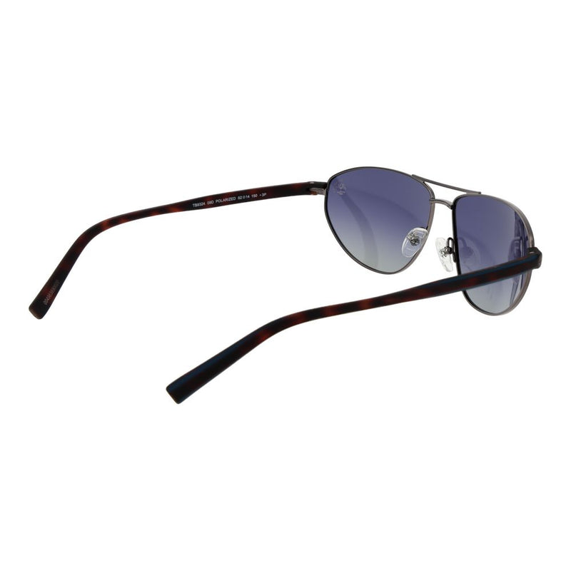 Timberland Silver Metal Sunglasses - Polarized Aviator Style
