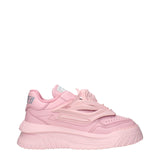 Versace Pink Leather Chunky Sneakers for Women
