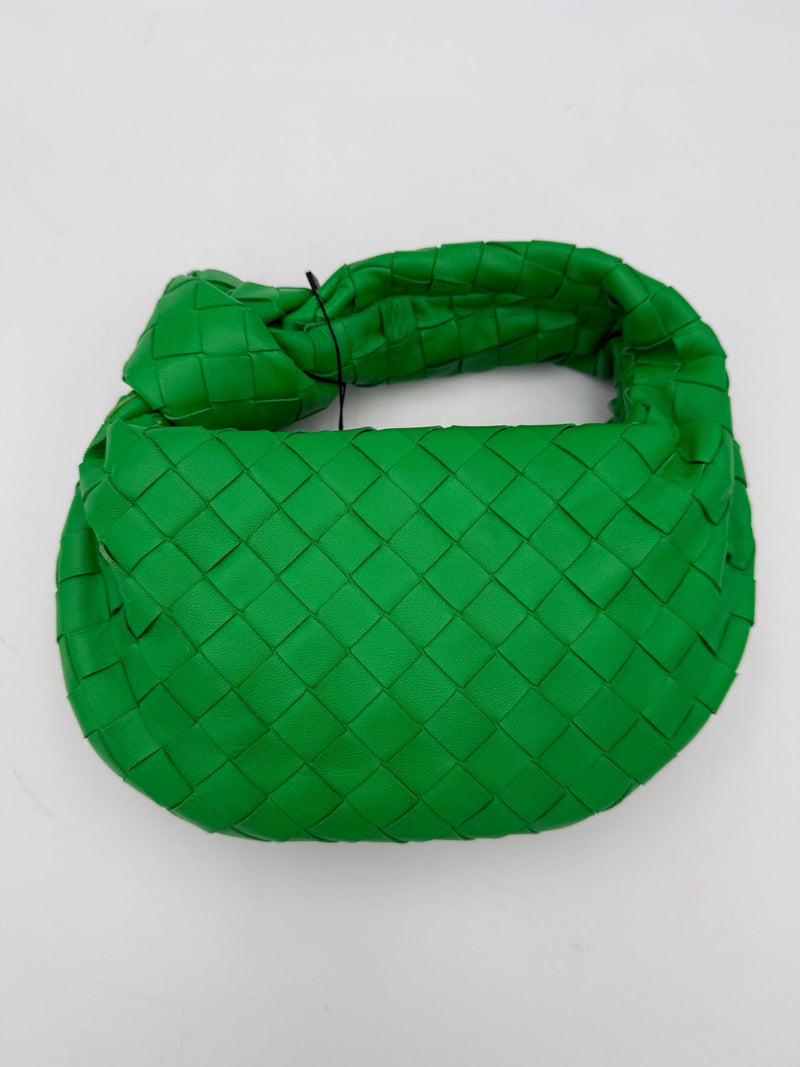 Bottega Veneta Jodie Mini Green Handbag - Elegant & Versatile