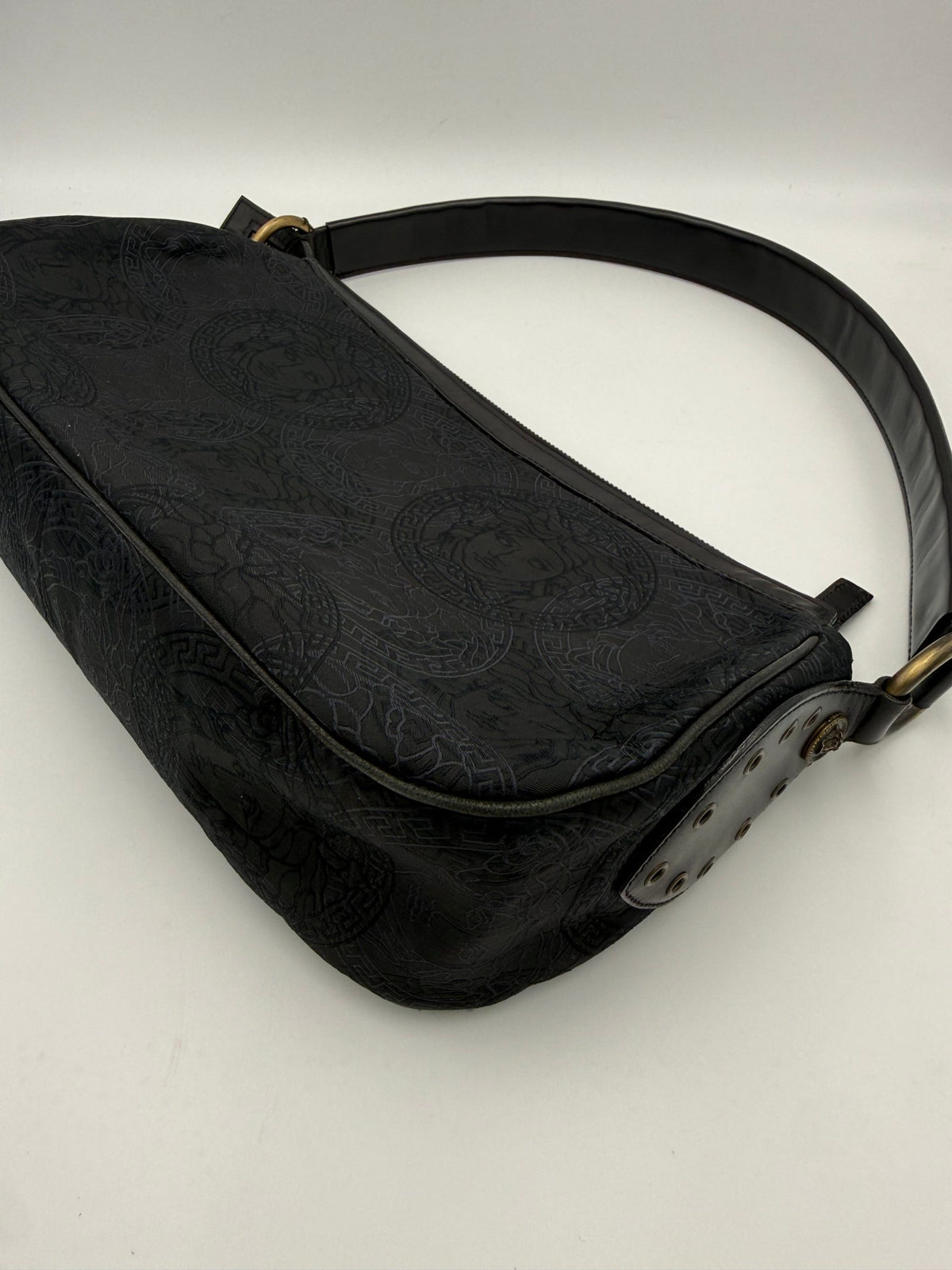 Versace Medusa Jacquard Shoulder Bag - Luxury Women's Handbag