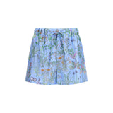 Gucci Blue Silk Bermuda Shorts - Cruise 2026 Collection